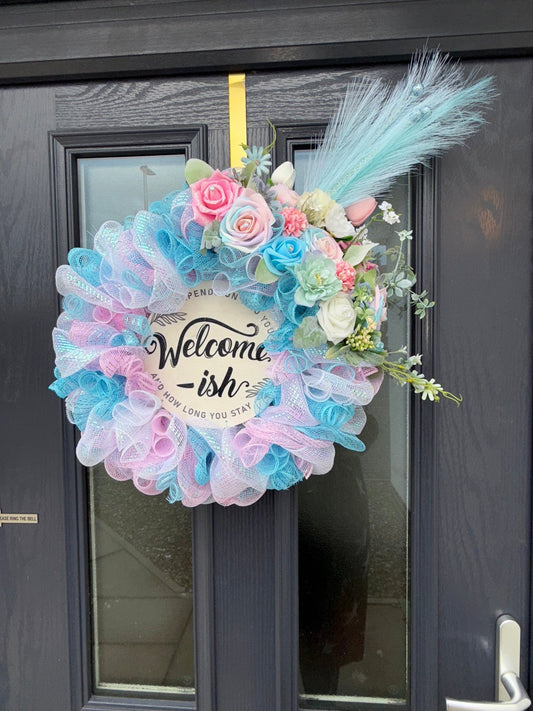 Custom Door Wreath UK | Personalised Handmade Wreath | £10 Deposit | Personalised Gifts & Memorial Creations | My Store
