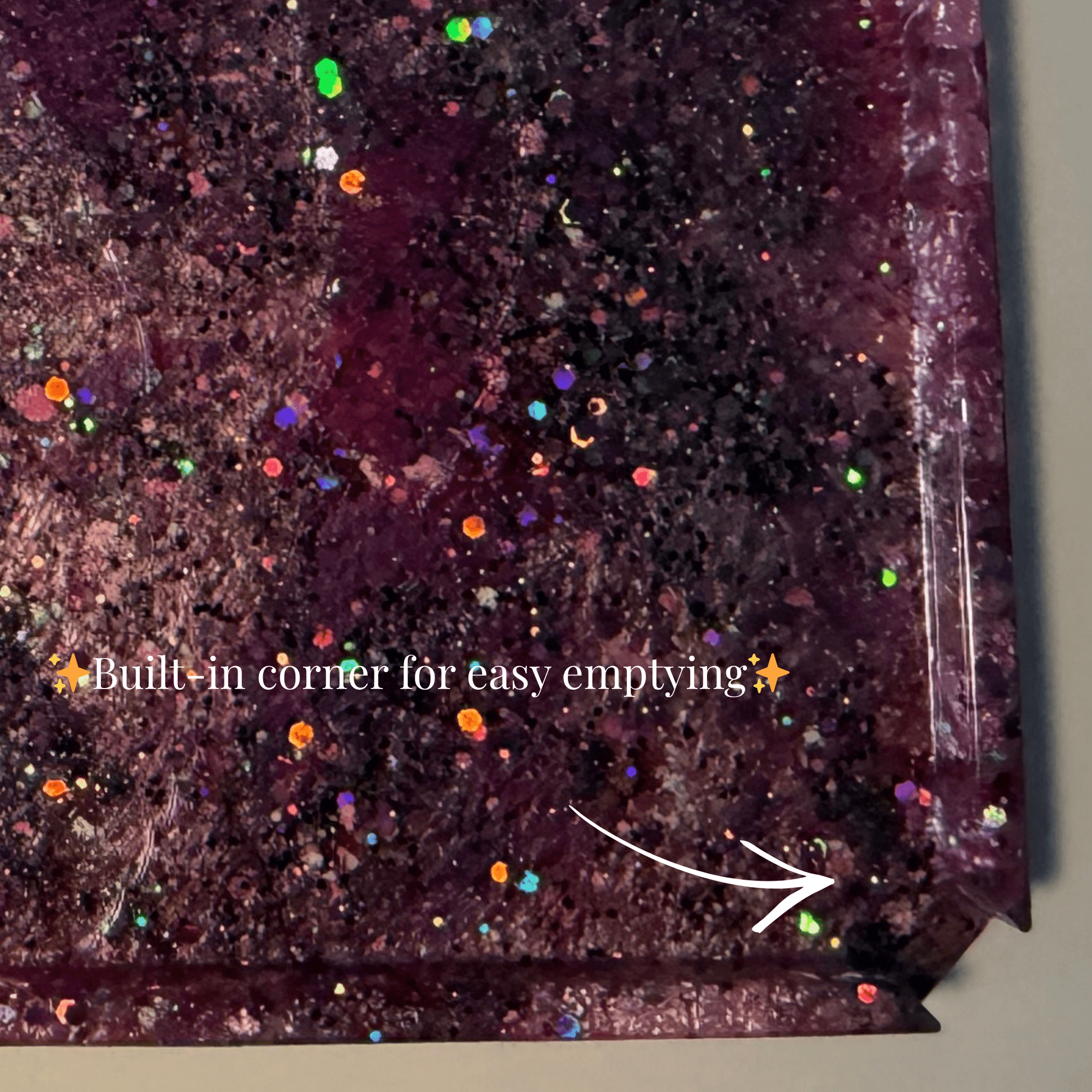 Handmade Resin Rolling Tray Set | Custom Colours Available | Glitter Design | Gift Idea | Personalised Gifts & Memorial Creations | My Store