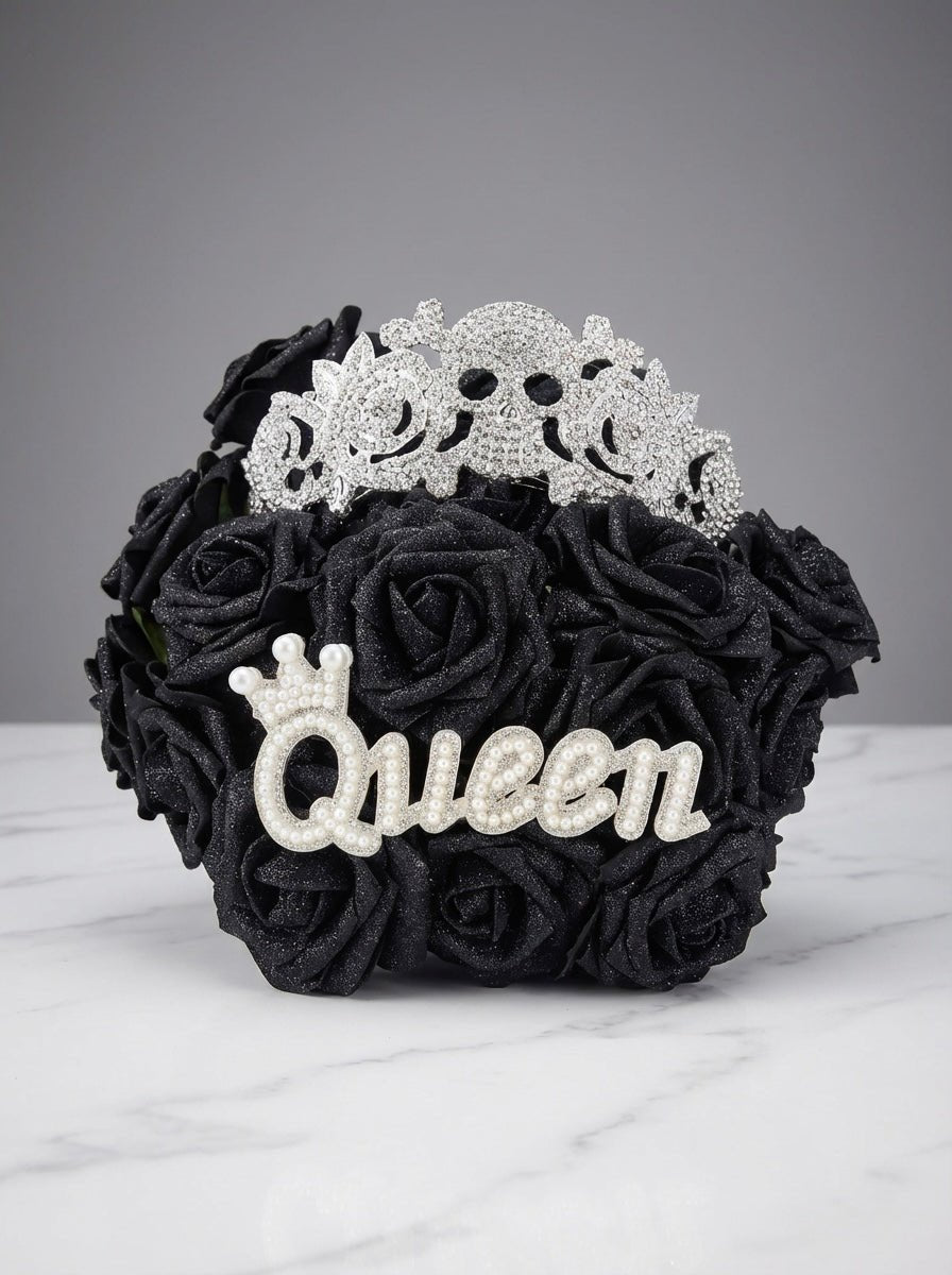 Personalised Flower Bouquet Gift | Handmade Rose Arrangement | Optional Chocolate Add - On | Personalised Gifts & Memorial Creations | Ne and Me Handmade